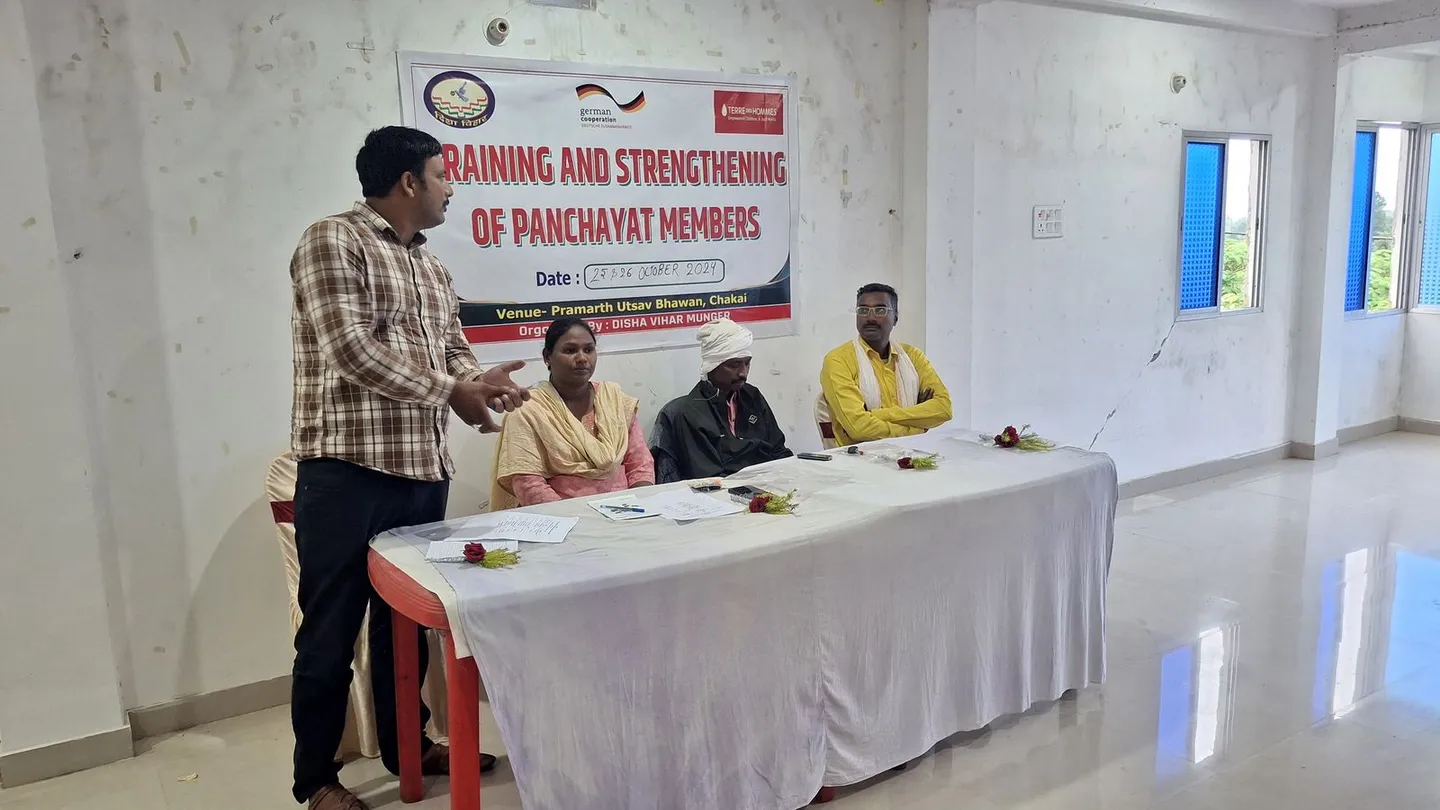 Training and Strengthening of Panchayat Members — organized by Disha Vihar Munger, Chakai - slide 1
