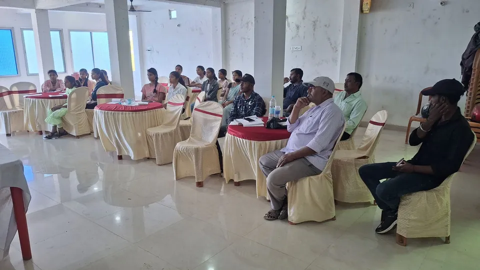 Training and capacity building session for community members - slide 1